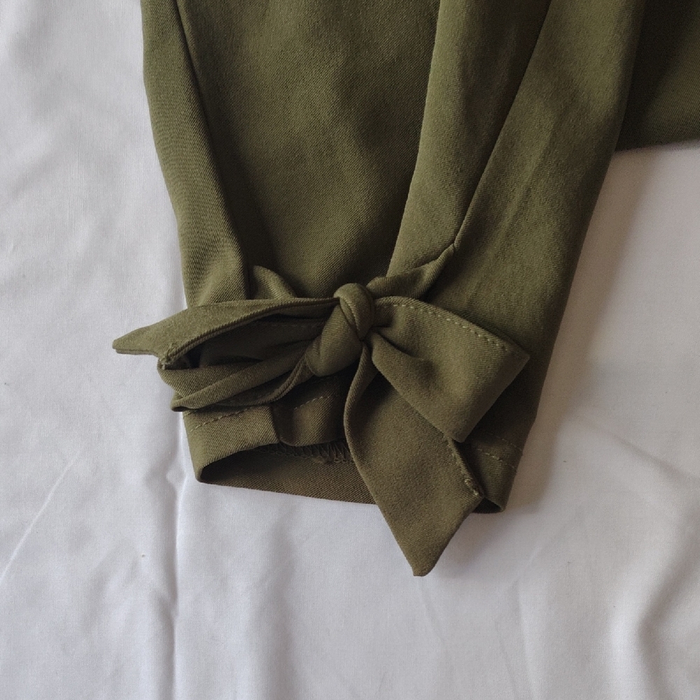 Grace Karin Olive Green Pants View 6